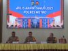 Polres Metro Gelar Rilis Akhir Tahun 2025, Kapolres Paparkan Capaian Kinerja dan Imbauan Perayaan Tahun Baru