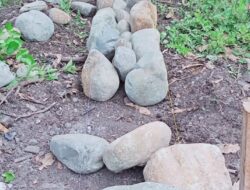 Pembangunan Siring dari Dana Desa di Pekon Banjar Sari Tuai Sorotan