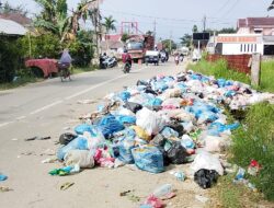Sampah Belum Dibersihkan Gampong Paya Bujok Tunong Dan Dinas Lingkungan Hidup (DLH) Kota Langsa Disorot 