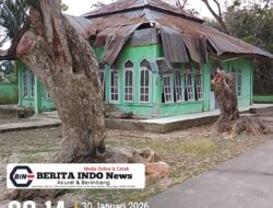 Tiga Unit Bangunan SMPN 7 Rusak Berat Akibat Angin Kencang 