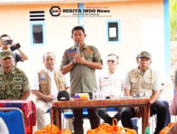 ‎Kepala BNPB Tinjau Huntara dan Serahkan Bantuan bagi Warga Terdampak Bencana di Tapanuli Utara