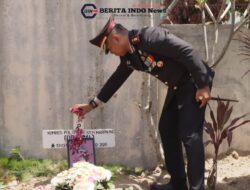 Kapolres Toba Pimpin Upacara Pemakaman Purnawirawan Polri, Kolonel Polisi St. Maruddin Marpaung, BcHK