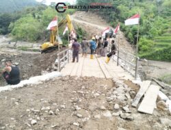 Kerjasama dan Gotong Royong, Akses Jalan Desa Batu Nagodang Siatas Sudah Bisa Dilalui Roda Empat