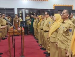 Walikota Metro Melantik 17 Pejabat Eselon II, Satu diantaranya dari Luar Kota Metro 