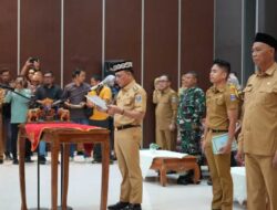 Perubahan Nomenklatur di Sejumlah Dinas, Walikota Lantik 100 Pejabat Baru