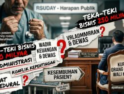 Teka-Teki Sirkulasi Bisnis 250 Milyar! Wadir Keuangan dan Dewas RSUDAY. Kursi, “Orang Dekat Wali Kota”