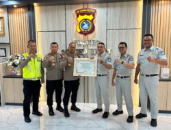Kapolres Bangka Barat Terima Piagam Apresiasi Jasa Raharja, Angka Kecelakaan Turun 18,8 Persen