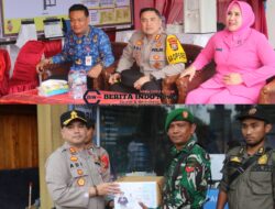 Optimalkan Pengamanan Lebaran, Kapolres Humbahas Kunjungi Pos Pam dan Pos Yan