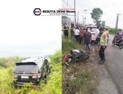 Kecelakaan Maut di Toba: 1 Orang Meninggal Dunia Setelah Mobil Fortuner Tabrak Motor