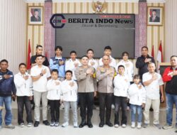 Kapolres Humbahas Beri Motivasi, Atlet Karate ASKI Siap Berlaga di Dua Kejuaraan Bergengsi