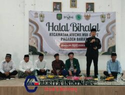 Camat Pagaden Barat Gelar Halal Bi Halal Bersama Seluruh Kepala Desa Dan Ibu PKK Muspika,MWCNU,UPZ 