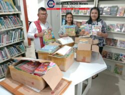 Dorong Literasi Daerah, Yayasan Komunitas Terang Hibahkan 611 Buku ke Perpustakaan Taput