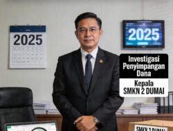 Oknum Kepala SMKN 2 DUMAI Disinyalir Menyimpangkan Dana Bos Tahun 2025  ‎