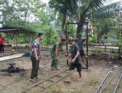 Kodim 0402/OKI Terus Bergerak, Pengeboran Sumur Bor ke-3 Kembali Dilanjutkan