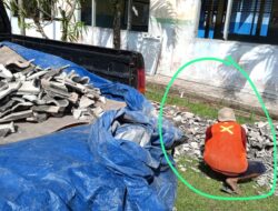 Diduga Proyek Revitalisasi SMKN 4 Pangkalpinang Mengabaikan Keselamatan Pekerja, Papan Informasi Dipertanyakan