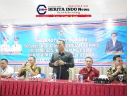 ‎Masuk 42 Daerah Piloting Nasional, Pemkab Taput Gelar ToT Digitalisasi Bantuan Sosial bagi 510 Agen  ‎
