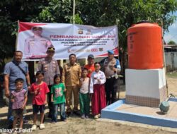 Polsek Tulung Selapan Hidupkan Kembali Sumur Bor Terbengkalai di Ujung Tanjung
