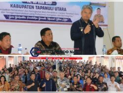 Hadiri Penataan GTK, Wabup Taput: Pemerataan Mutu Sekolah Butuh Keberanian Kepsek dan Inovasi ‘TAPAMAJUMA’