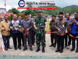 Sinergi TNI-Pemda, Pangdam I/BB dan Bupati Taput Resmikan Jembatan Wiradharma Aek Haidupan–Siualuompu