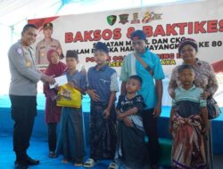 Polres OKI Gelar Sunatan Massal dan Cek Kesehatan Gratis di Mesuji Raya