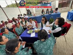 Ketua TP PKK Taput Monitoring Desa Percontohan di Dua Kecamatan