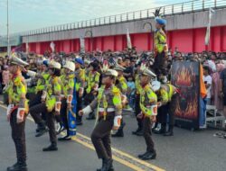 POCIL Polres OKI Tampil Memukau pada Peresmian Car Free Day Kota Palembang