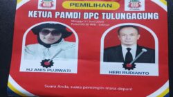 PEMILIHAN KETUA DPC PAMDI TULUNGAGUNG DIGELAR HARI MINGGU 21 JUNI 2026, DUA KANDIDAT SIAP BERTARUNG           