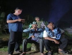 Babinsa Tg Lubuk Perkuat Komsos, Ajak Warga Desa Tanjung Baru Aktifkan Siskamling