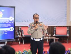 Polres Gresik Tanamkan Budaya Tertib Lalu Lintas Sejak Dini, Gandeng Guru Lewat Polantas Menyapa