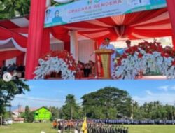 SUASANA KHIDMAT DAN MERIAH MEWARNAI PERINGATAN HUT KE – 29 KABUPATEN TANGGAMUS DI LAPANGAN MERDEKA KOTA AGUNG