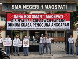 Dana Bos SMAN 1 MAOSPATI Disinyalir Jadi Sawah Ladang Oknum Kuasa Pengguna Anggaran  ‎