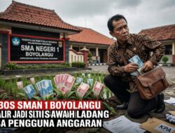 Dana Bos SMAN 1 BOYOLANGU Disinyalir Jadi Sawah Ladang Oknum Kuasa Pengguna Anggaran