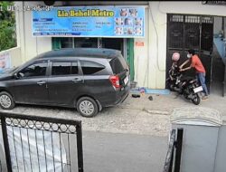 Aksi Curanmor Di Kota Metro Terekam CCTV, Pihak Korban Minta Pelaku Segera Di Tangkap