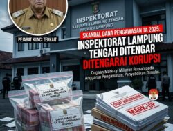 Diduga Kuat Dana Pemeliharaan dan Pengadaan Inspektorat Lamteng TA 2025 Miliaran Rupiah, di Mark Up dan Manipulasi