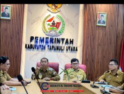 Rakor Bersama Mendagri, Bupati Taput Dukung Pengendalian Inflasi dan Program Strategis Nasional‎  ‎