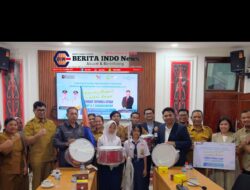 Bupati Tapanuli Utara Sambut Baik Bantuan Alat Marching Band dari PT Angkasa Pura Indonesia untuk SMP Negeri 2 Simangumban