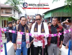 Bupati Taput Apresiasi Pembangunan Jembatan Asa SCTV di Parbaju Toruan, Pemkab Siap Kawal Perawatan  ‎