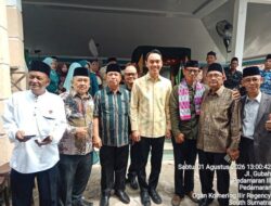 Bupati OKI Muchendi dan Ketua Umum LAMD Hadiri Resepsi Pernikahan Adat Pedamaran