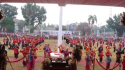 Tari Massal “Harmony Nusantara” Meriahkan HUT ke-81 RI di OKI