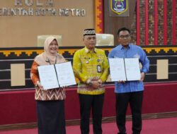 Demi Pembangunan Yang Berbasis Data dan Inovasi, Pemkot Metro Teken MOU Dengan BPS dan Polinela