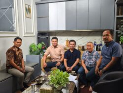 Kasat Intelkam Polres Metro Silaturahmi ke Sekretariat Kegiatan Sosialisasi Antikorupsi Kota Metro