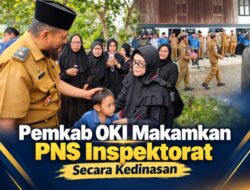 Pemkab OKI Makamkan PNS Inspektorat Secara Kedinasan
