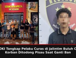 Polres OKI Tangkap Pelaku Curas di Jalintim Buluh Cawang, Korban Ditodong Pisau Saat Ganti Ban