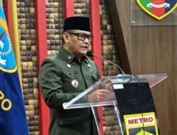 Ahmad Heriyanto Lantik Sejumlah Pejabat Administrator dan Pengawas Dilingkungan Pemkot Metro