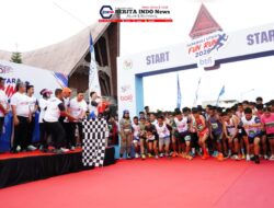 ‎Gelorakan Gaya Hidup Sehat dan Ekonomi Daerah, Bupati Taput Tuntaskan Fun Run 7K HUT ke-81  ‎