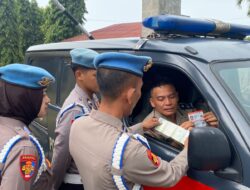 Operasi Patuh Krakatau 2026, Propam Polres Tanggamus Periksa Kelengkapan Berkendara Anggota